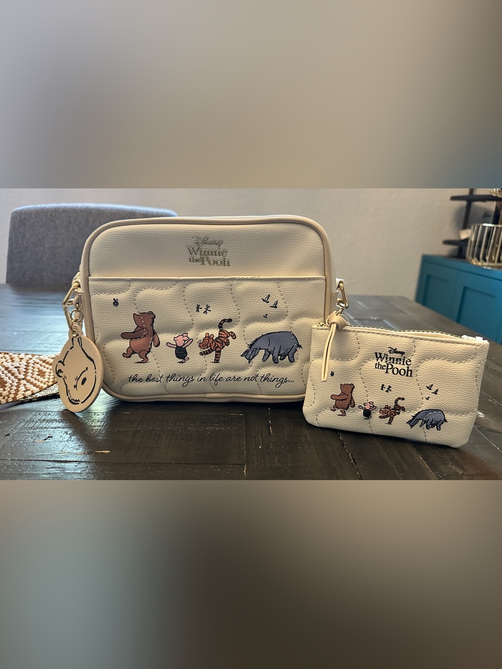 Winnie the Pooh crossbody bag & pouch